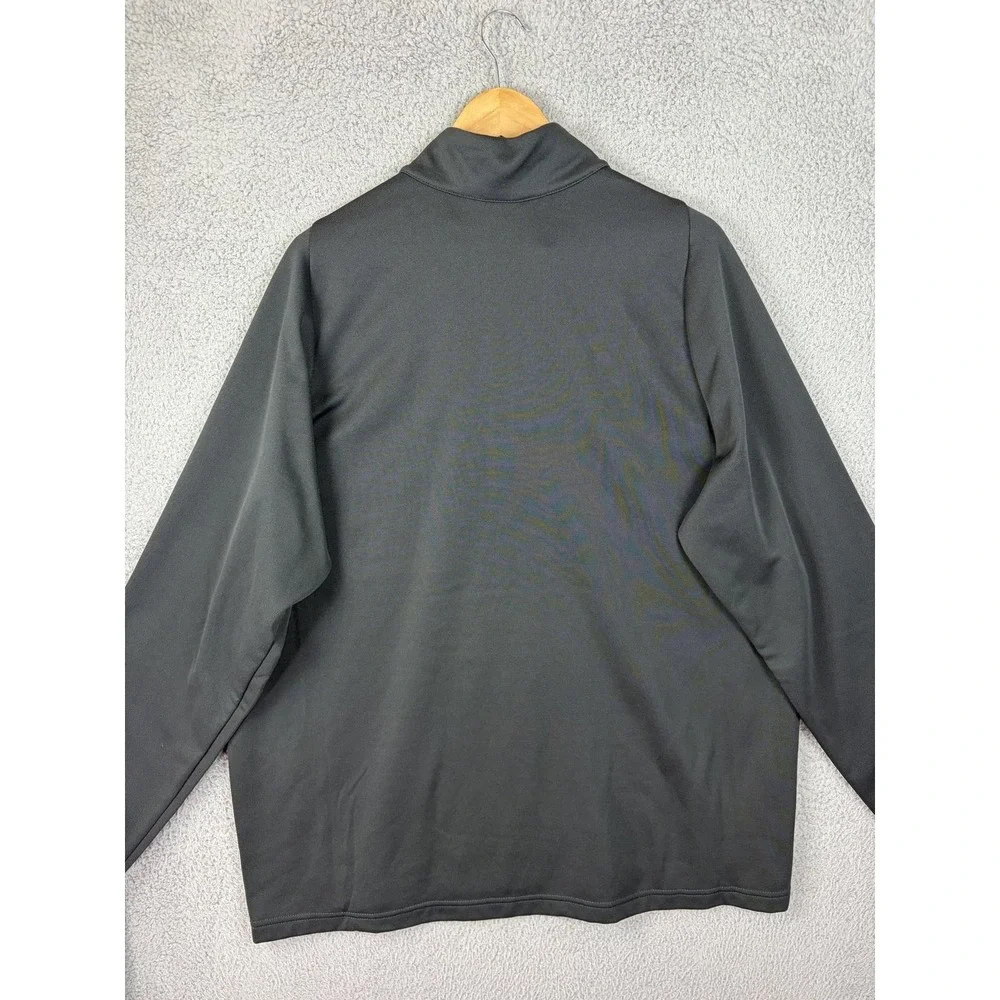 Nike Pullover Mens XL Gray 1/4 Zip Fleece Long Sleeve Training Top Athletic Mens